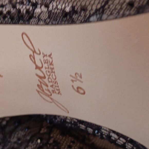 JEWEL Badgley Mischka Sheer High Booties - Picture 8 of 12